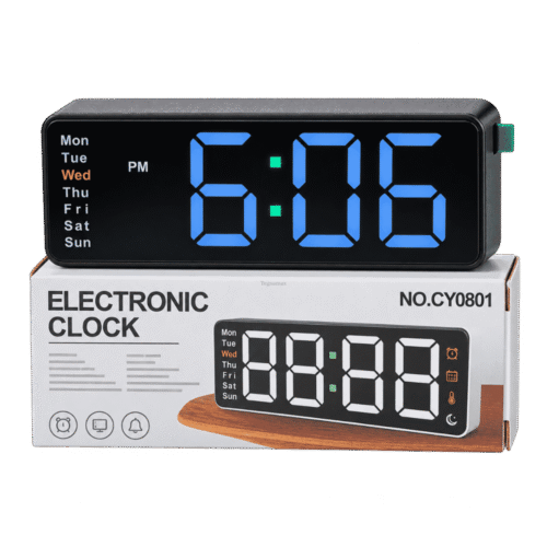 Reloj Digital Cuadrado de Escritorio