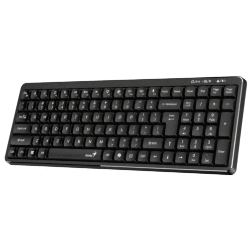 Teclado Genius LuxeMate Q7100BT Bluetooth y 2.4 GHz con tecla Copilot