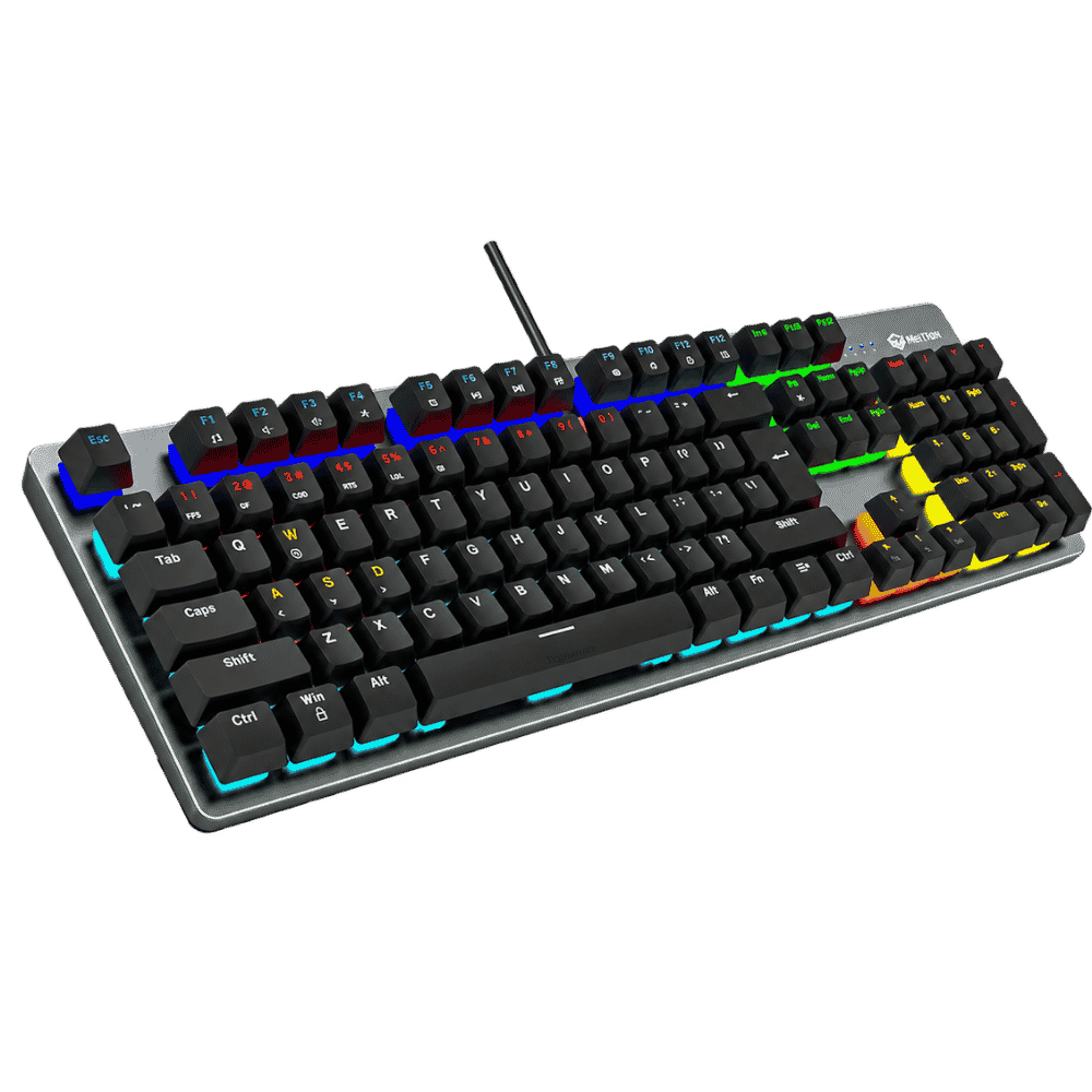 Teclado mecánico Meetion MT-MK007 con switch azul