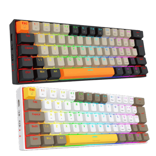 Teclado mecánico Redragon Draconic Pro inalámbrico, Bluetooth y USB