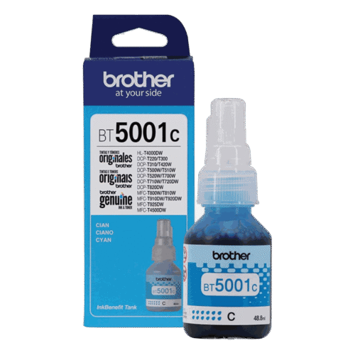 Tinta Brother BT5001 Cian para Impresora