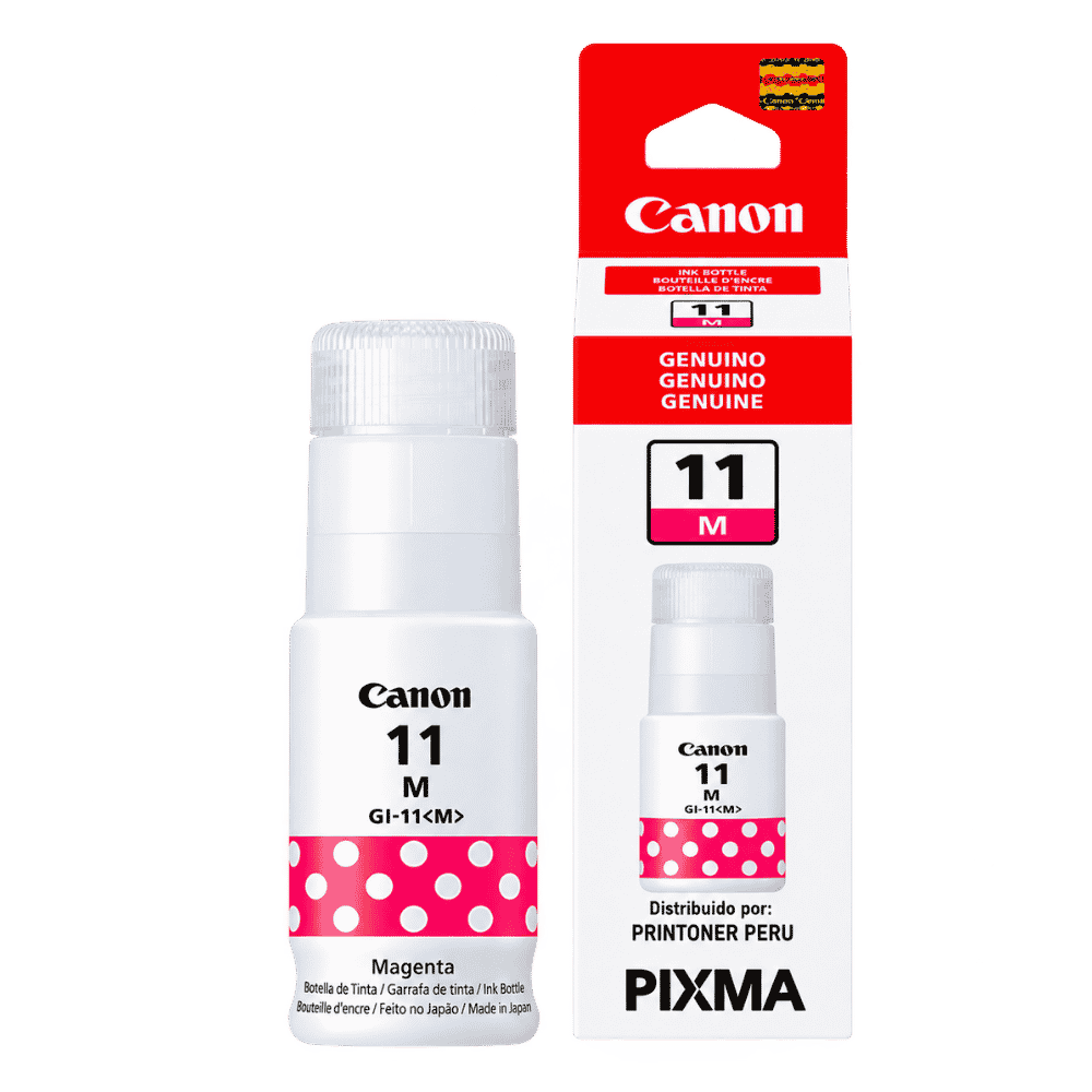 Tinta Canon Magenta GI-11 M 70 ml para G2160 y G3160